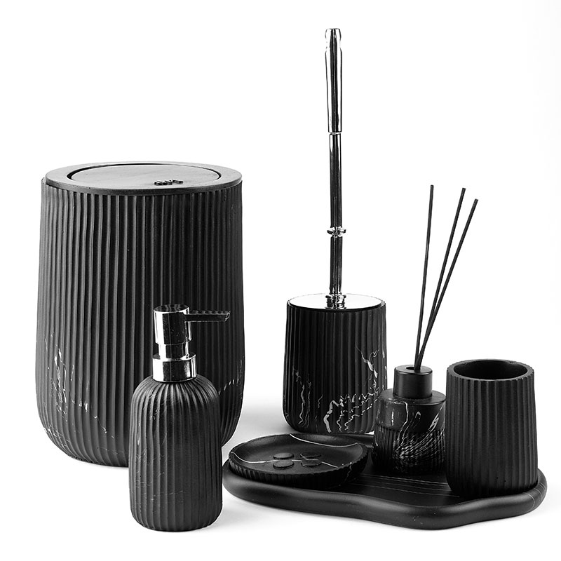 _DSC0394 سرویس بهداشتی 1128 مشکی ماربل - Image 1