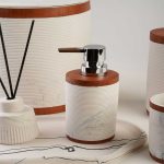 سرویس بهداشتی 1124 سفید ماربل چوب - Image 3