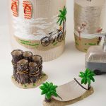 سرویس بهداشتی هاوایی کرم سبز نارنجی اورجینال اصلی - Image 3