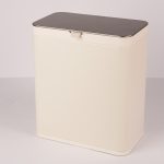 سطل کابینتی برند اکوو حجم 7 لیتر رنگ کرم