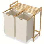 سبد رخت چرک دوقلو استند دار - Image 2