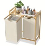 سبد رخت چرک دوقلو استند دار