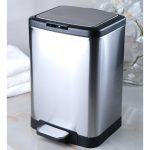 سطل زباله ی 12 لیتری استیل پرفکت