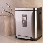 سطل زباله ی 20 لیتری برند اکو مدل پرو استیل