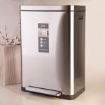 سطل زباله ی 47 لیتر پرو برند اکو رنگ استیل