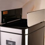 سطل زباله ی 30 لیتری چشمی استیل برند اکو - Image 4
