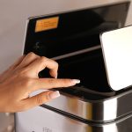 سطل زباله ی 30 لیتری چشمی استیل برند اکو - Image 3