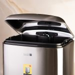 سطل زباله ی 30 لیتری برند کنتراست استیل کد : 05 - Image 2