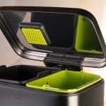 سطل زباله ی 45لیتر دوقلو برند اکو رنگ مشکی - Image 2