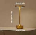 آباژور لمسی تاچ طلایی - Image 2