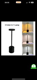 آباژور لمسی تاچ سفید - Image 8