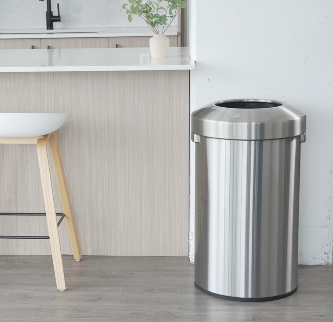 36 سطل استیل بدون درب اکو استیل - Image 1