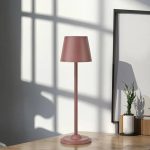 آباژور لمسی تاچ قهوه ای