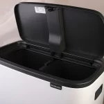 سطل زباله ی برند بارابانتیا 60 لیتر رنگ سفید - Image 5