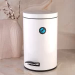 سطل زباله ی اشپزخانه ی 12 لیتری رنگ سفید
