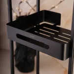 استند سه طبقه استیل رنگ مشکی - Image 2