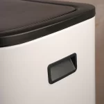 سطل زباله ی برند بارابانتیا 60 لیتر رنگ سفید - Image 2