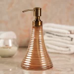 جا مایع تک شیشه ای رده رده هندی رنگ طلایی