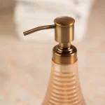 جا مایع تک شیشه ای رده رده هندی رنگ طلایی - Image 2
