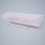 جا دستمال و حوله موبایلی استند دار رنگ سفید - Image 4