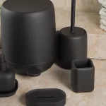 ست سرویس بهداشتی 7 پارچه کد 740 رنگ مشکی پدالی - Image 2
