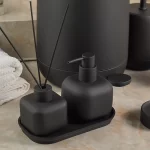 ست سرویس بهداشتی 7 پارچه کد 740 رنگ مشکی پدالی - Image 3
