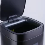 سطل زباله ی چشمی 30 لیتر برند اکو رنگ مشکی - Image 5