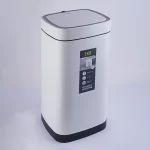سطل زباله ی چشمی اکو حجم 30 لیتر رنگ سفید مدل ecosmart کد 9252RP