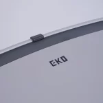 سطل زباله ی چشمی اکو حجم 30 لیتر رنگ سفید مدل ecosmart کد 9252RP - Image 3