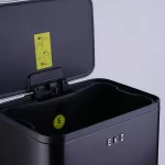 سطل زباله اکو 30 لیتری رنگ مشکی مدل مارینا کد 9161MMT - Image 4