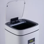 سطل زباله اکو 21 لیتر الکترونیکی رنگ سفید مدل ECOSMART کد 9252rmt - Image 4