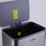 سطل زباله اکو 20 لیتر مدل مدیسون رنگ استیل - Image 5