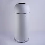 سطل زباله اکو 30 لیتر گرد محیطی سفید