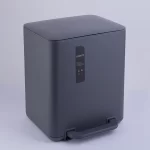 سطل زباله ی 20 لیتر رنگ طوسی برند اسمارت