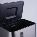 سطل زباله ی 30 لیتر برند اسمارت رنگ استیل مات - Image 4