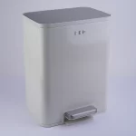 سطل زباله اکو 20 لیتر مدل مدیسون رنگ کرم اسمگی