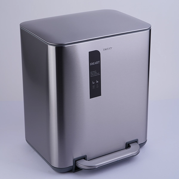 DSC07148 سطل زباله ی 20 لیتر رنگ استیل برند اسمارت - Image 1