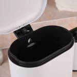 سطل و فرچه ی تک برند پرفکت سایز 3 لیتر مدل بیضی رنگ سفید - Image 3
