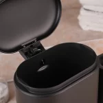 سطل و فرچه ی تک برند پرفکت سایز 3 لیتر مدل بیضی رنگ مشکی - Image 5