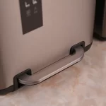 سطل وفرچه تک ۶ لیتر پدالی مدل FIONA برند اسمارت رنگ استیل کد 6976-SS - Image 2