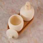 ست سه پارچه رنگ کرم برند اسمارت کد AD-280 - Image 3