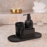 نیم ست 4 پارچه  کورین رنگ مشکی برند اسمارت کدAD-254 D
