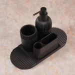 نیم ست 4 پارچه  کورین رنگ مشکی برند اسمارت کدAD-254 D - Image 2