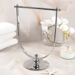 استندحوله ی رومیزی دفنه بنویل بزرگ استیل براق L-7011 - Image 2