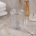 جای دستمال کاغذی رومیزی کریستالی استوانه ایی - Image 2