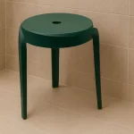 صندلی حمام رنگ قهوه ای - Image 7