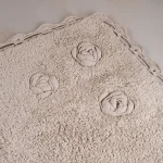 پادری طرح سه گل رنگ خاکی - Image 2