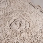 پادری طرح سه گل رنگ خاکی - Image 3