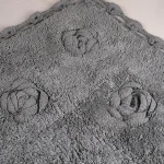 پادری طرح سه گل رنگ طوسی - Image 2