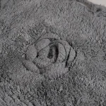 پادری طرح سه گل رنگ طوسی - Image 3